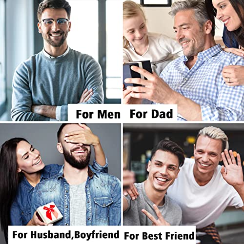 Yofair Custom Mens Bracelet With Kids Name Personalized Braided Leather Bracelet Engraved Bracelets Fathers Dad Gifts For Men #TOP5