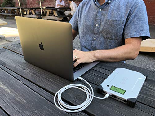 Voltaic Systems 17 Watt Rapid Solar Panel Charger For Laptops (Including Macbooks With An Adapter) | Includes A Battery Pack (Power Bank) - Charcoal #TOP7