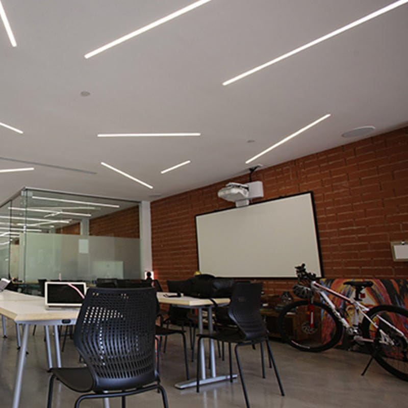 SILAMP Réglette Encastrable LED 120cm 35W Blanc - Blanc Chaud 2300K - 3500K