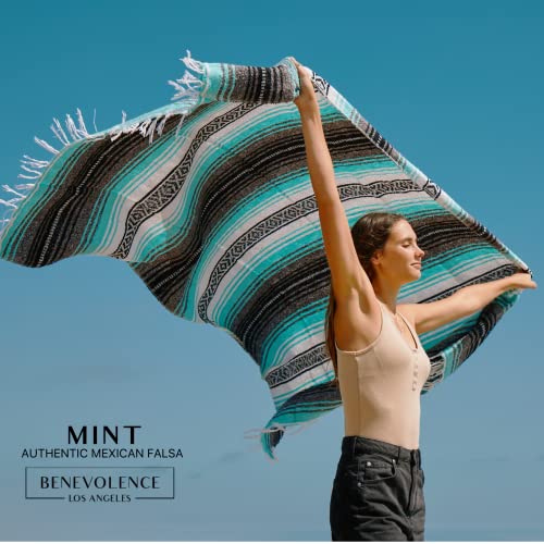 Benevolence Yoga Mexican Cotton Acrylic Blanket 50x70" - Image 3