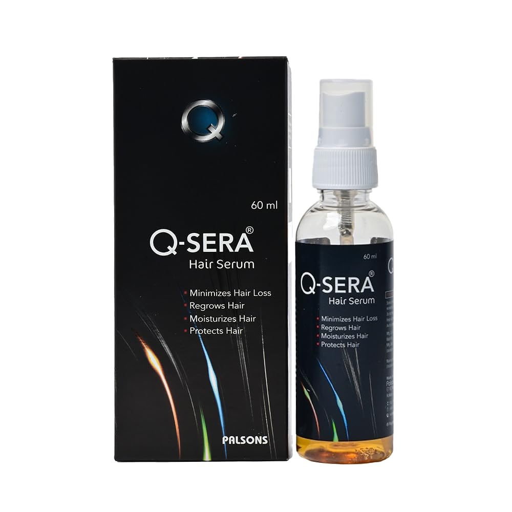 QSERA Hair Growth Serum 20 Days Hair Fall Control Solution|Dermatologist-Recommended|Strengthens Roots, And Promotes Thicker, Healthier Hair|Proven Choice| Superior Over Redensyl, For Men & Women