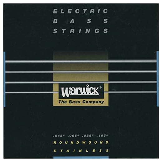 Warwick BlackLabel 045-105 - Cuerdas para bajo eléctrico (4 unidades)