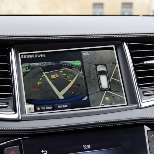 Protection d'écran pour GPS Infiniti QX50 verre trempé anti-rayures film tactile lot de 2