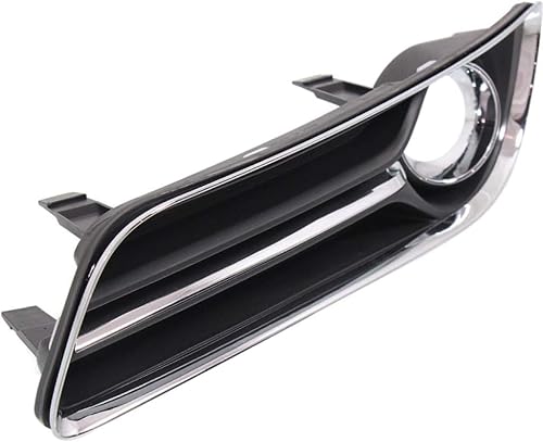 Miniatura 5 de KarParts360 Cubierta de luz antiniebla para Chrysler 300 2011 12 13 2014 par exterior del lado del conductor y del pasajero  Negro  con borde