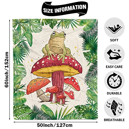 TUTUXMA Mushroom Throw Blanket - Image 2