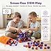 3 otters Magnetic Blocks 150PCS Portal Set, STEM Magnet Cubes Construction Toys for Kids, Sensory Stacking Building Blocks Birthday Gifts for Boys & Girls