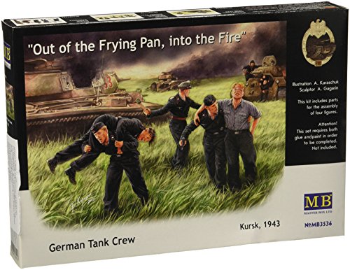Master Box German Tank Crew Kursk 1943 figuras 1:35 miniatura 1