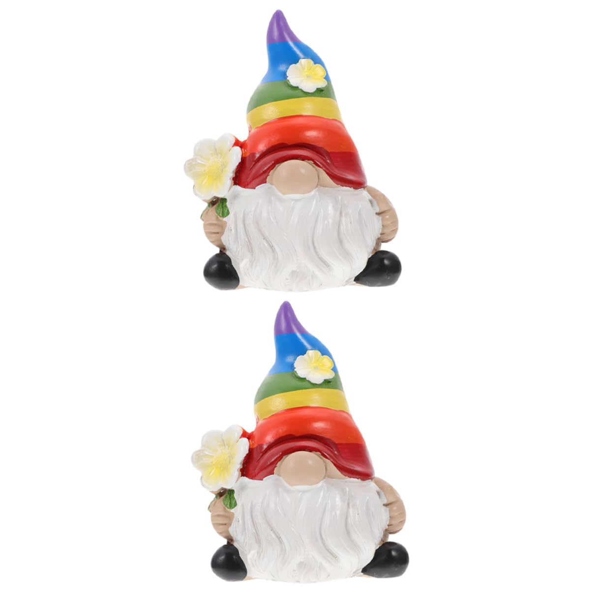 Toyvian 3 Sätze Garten Deko Lustige Gartenzwerge Figuren Strapazierfähigem Resin Außen Deko Für Gartenliebhaber Fröhliche Gartenornamente Mit Cartoon Design 2 Stück * 3
