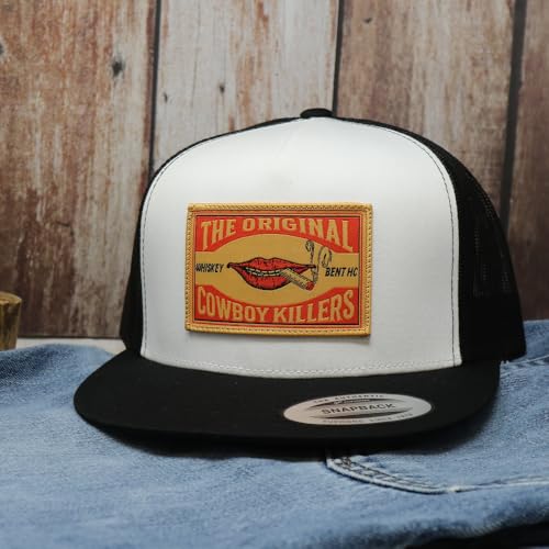 Image of WHISKEY BENT HAT CO. Matchbox - Original Cowboy Killers 5-Panel Meshback Snapback Hat