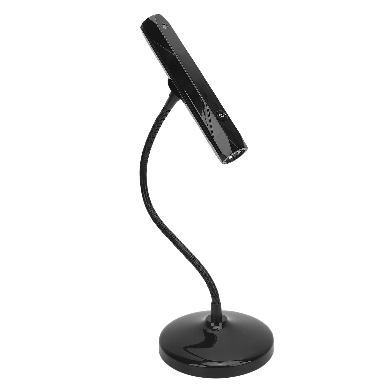 Lampada per Unghie in Gel a Collo di Cigno Lampada per Unghie a LED Ruotabile a 360 Gradi Ad Asciugatura Rapida per Salone di Bellezza e Casa, Materiale ABS (Nera #12)