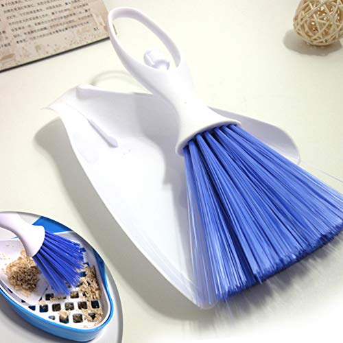 Balacoo Pet Cleaning Brush - Portable Small Plastic Clean Brush Broom and Shovel Set with Hanger Hook Cleaning Tools for… - Image 5