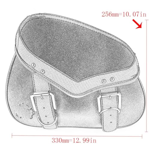 Bolsa de moto universal para sillín con fijación estable y máxima capacidad 5