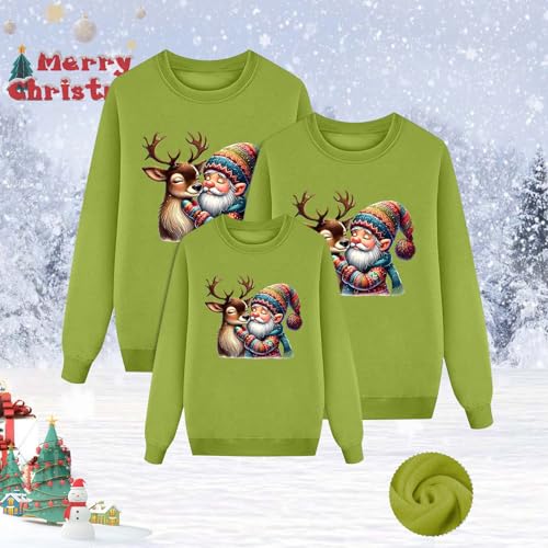 Christmas Pajamas Family Sets 2025 Ugly Funny Jumpers Crewneck Xmas Holiday Pullover Tops Soft Matching Sets2