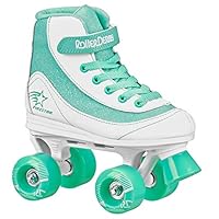 Roller Derby FireStar Youth Girl's Roller Skate White/Mint Size 2