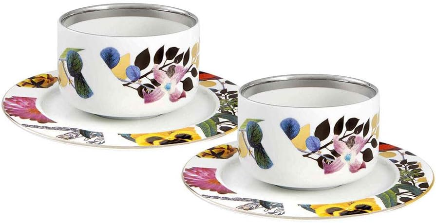 Vista Alegre Christian Lacroix - Primavera Tea Cups & Saucers | Set of 2
