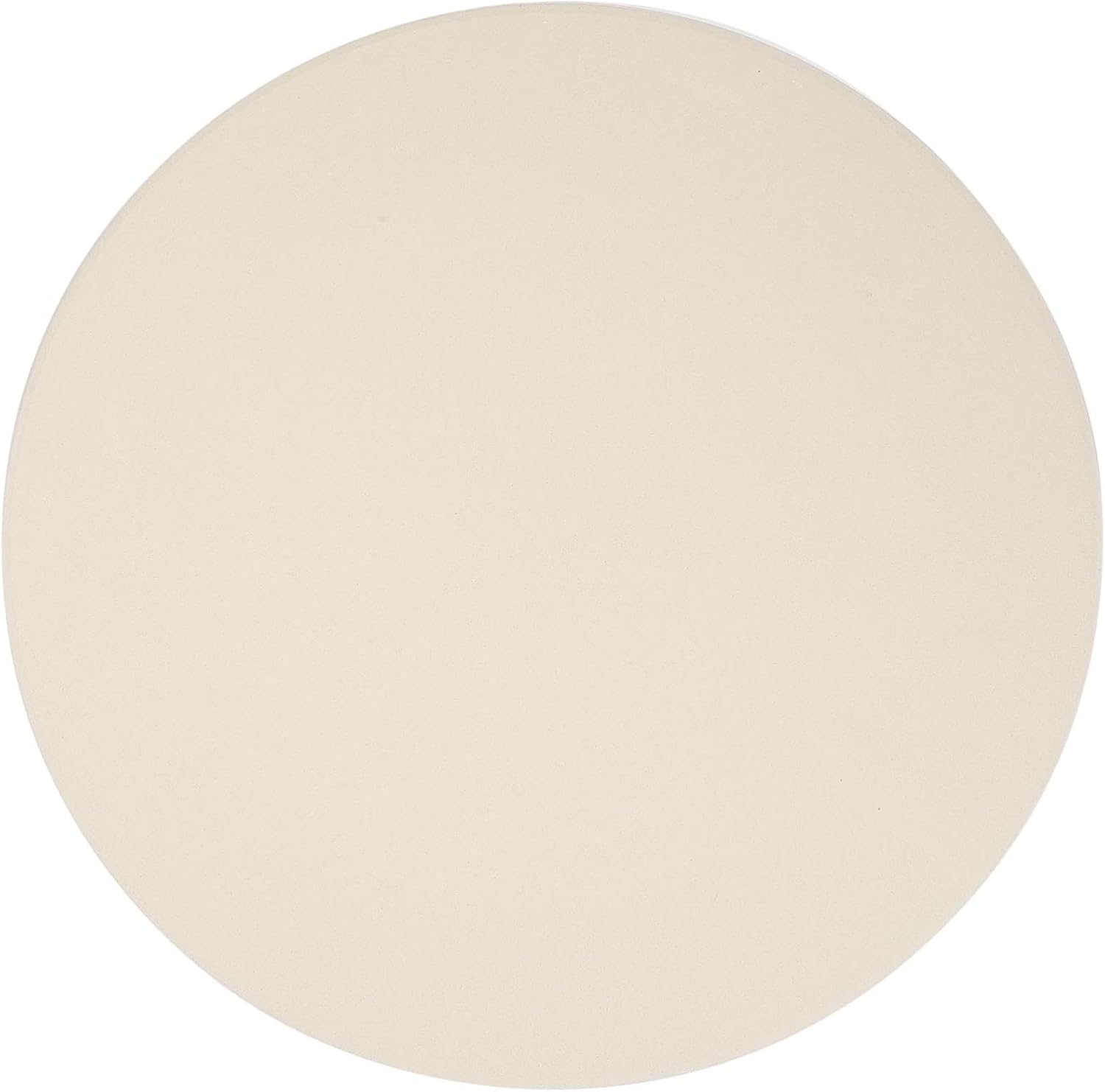 PRETYZOOM 1pc Cordierite Pizza Baking Grilling Pan for Home Use for Baking Pizza Bread Cookies High-temperature Resistant White Color