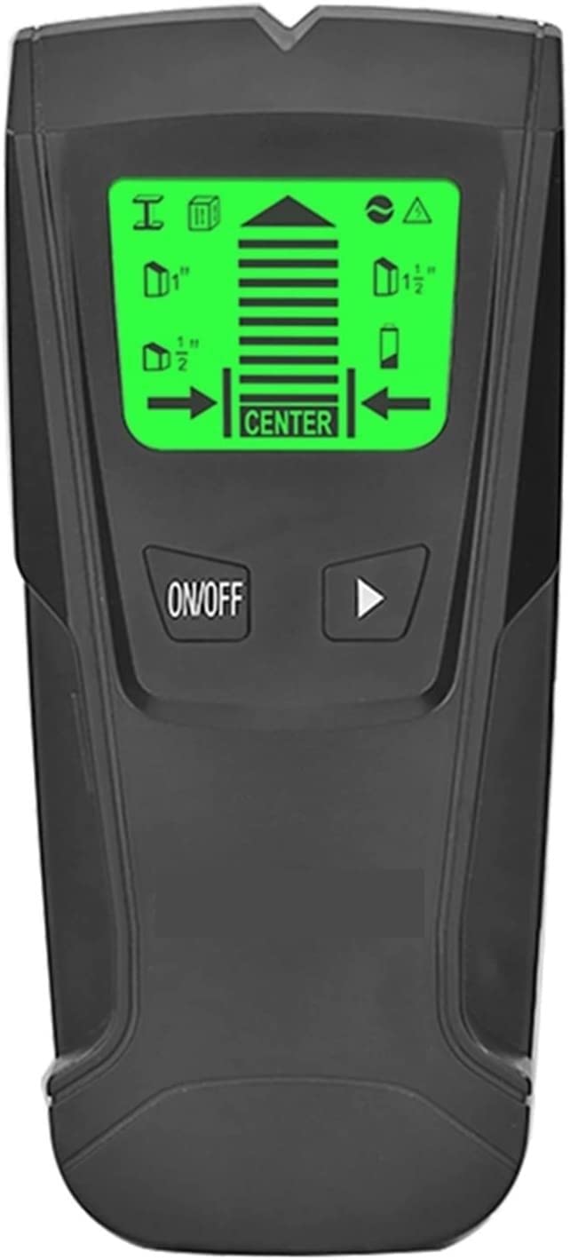 Stud Center, 3 en 1 Live Wire Detector Stud Wall Center Scanner Kit de Herramientas de Metal con Pantalla LCD para Madera AC Wire Metal Studs L7-26 (Color : Yellow) (Black)