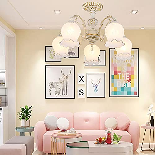 Plafond Light E27 suspension verre luminaire suspendu de style rustique - 4