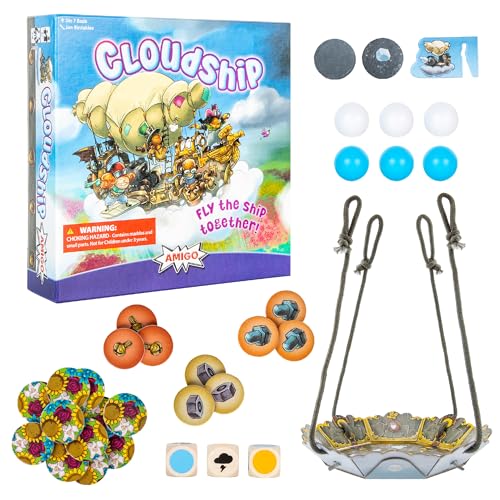 AMIGO Games Cloudship! Cooperative Board Game for Kids & Families