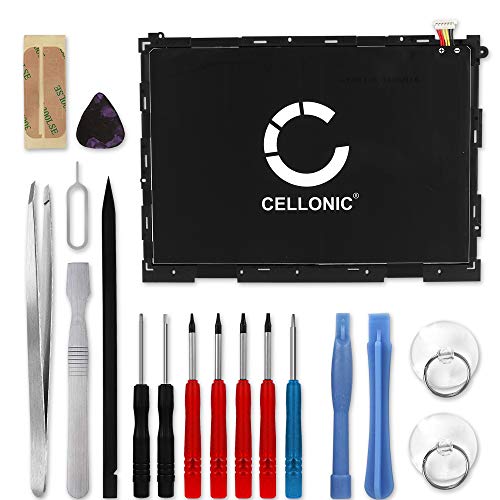 CELLONIC® Batería Premium Compatible con Samsung Galaxy Tab A 9.7 (SM-T550 / SM-T555) + Juego de destornilladore (6000mAh) EB-BT550ABA bateria de Repuesto, Pila reemplazo, sustitución