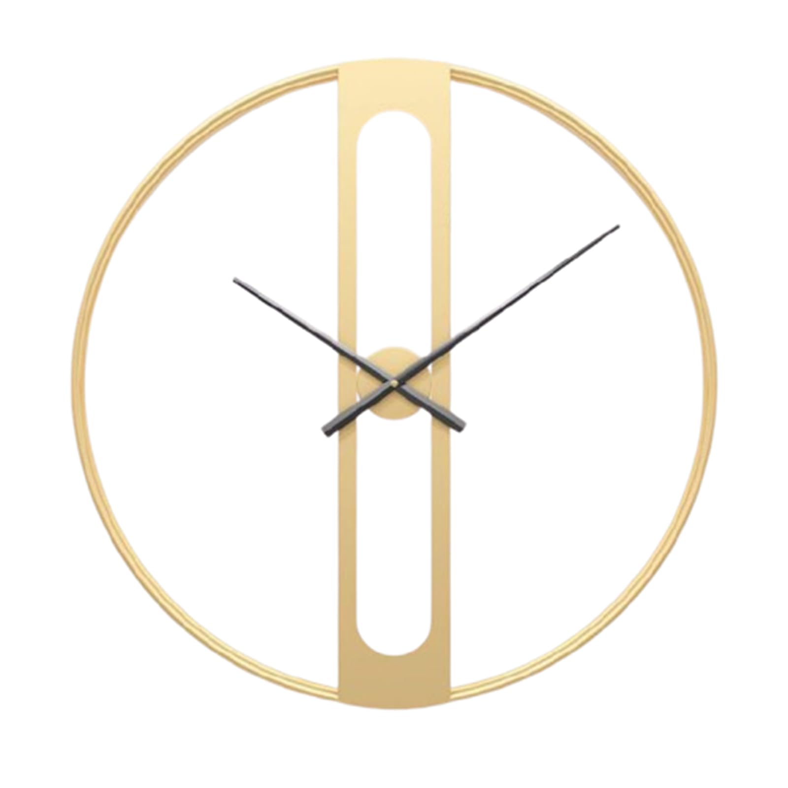 Reloj de Pared Minimalista de Metal para la decoración de la Sala de Estar, Relojes de Pared de diseño Moderno y Elegante, Reloj de Pared silencioso sin tictac para la Cocina, la Oficina,B
