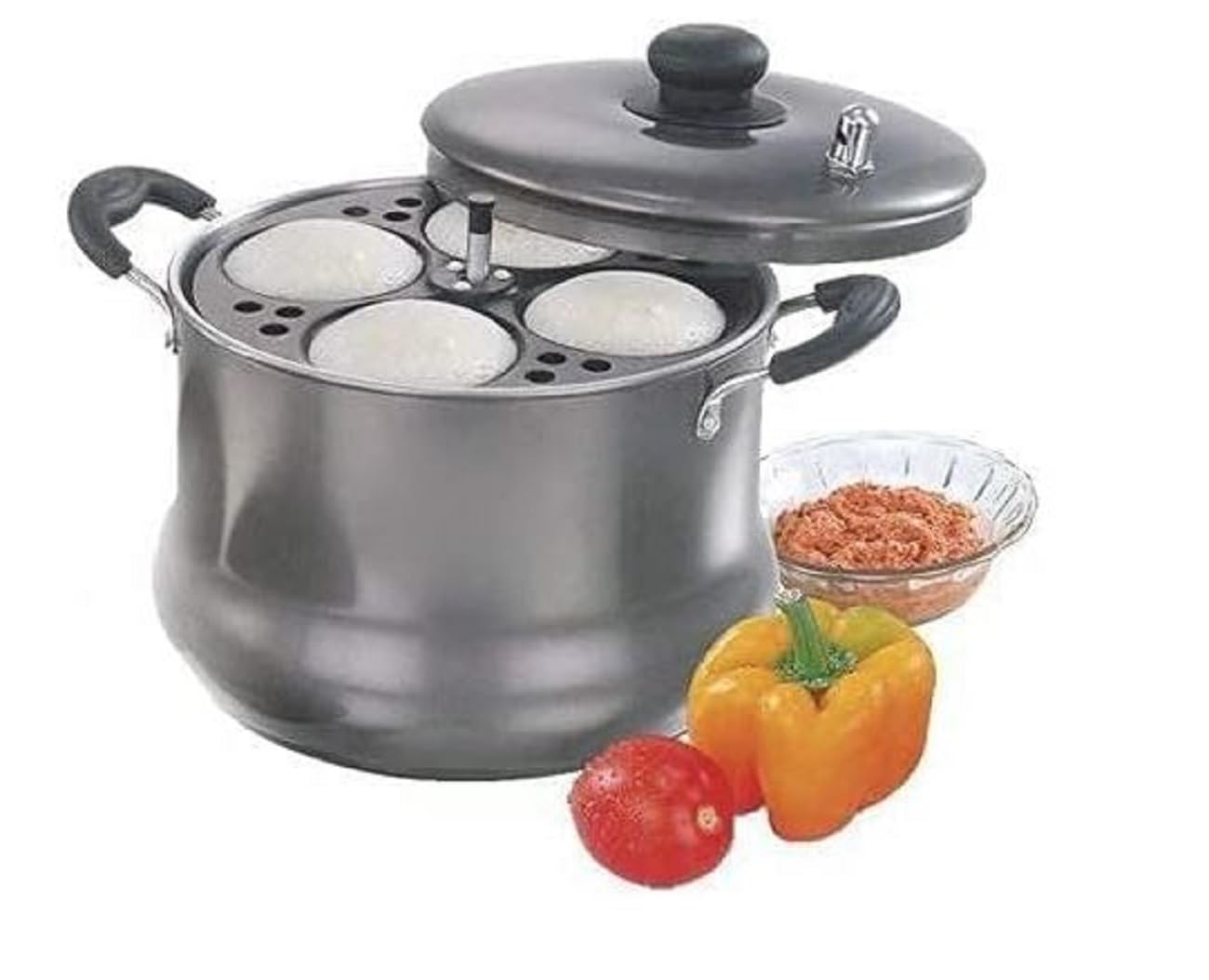 Generic USA Deals 365 Non-Stick Aluminium Induction Base Idli Maker|Steamer |24 Idlies