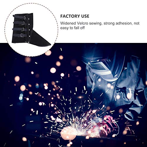 DOITOOL Polainais Couro Resistente Ao Calor E À Abrasão de Couro Sapato De Couro Bota Covers Proteto