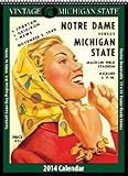 Michigan State Spartans 2014 Vintage Football Calendar