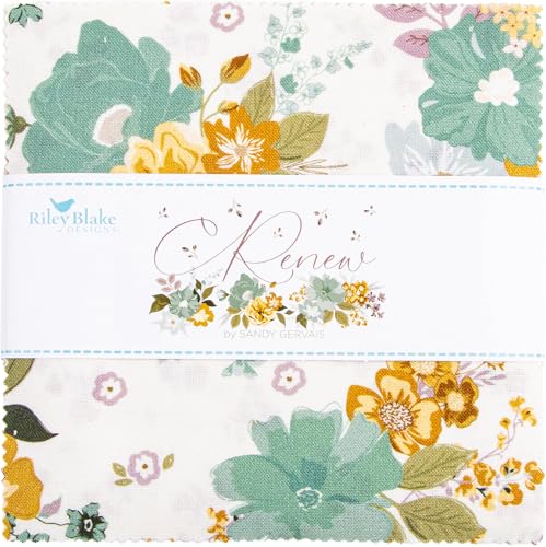 Sandy Gervais Renew 5 Stacker 42 5-inch Squares Charm Pack Riley Blake Designs 5-17280-42