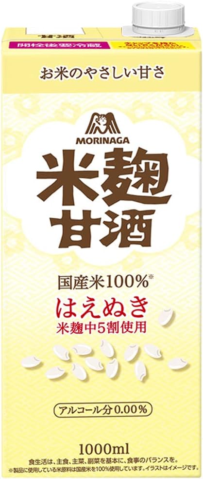 Amazon 森永のやさしい米麹甘酒 1000ml 6本 森永製菓 甘酒 通販