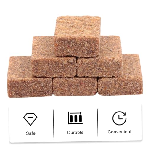Toddmomy 50 Pack Fire Starter Bricks Lightweight for Campfires Camping Burning Blocks Easy to Use for Outdoor Adventures