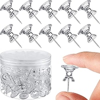 60 Pcs Giant Push Pins - Large Thumb Tacks With Colored Plastic Heads