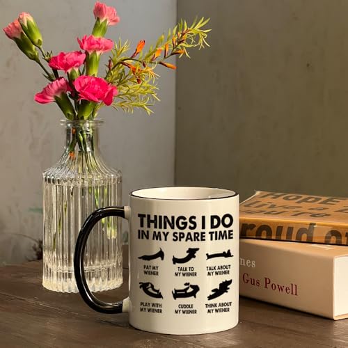Taza Dachshund para amantes de perros 11oz miniatura 3