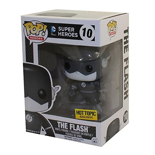Funko DC Comics Figura Pop The Flash Blanco y Negro, Multicolor (FK7615)