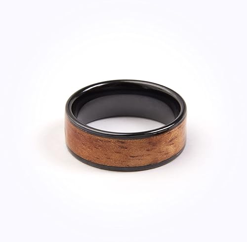 Miniatura 34 de CNICK Accesorios de anillo inteligente Tesla: anillo de cerámica para el modelo 3 y el modelo Y para reemplazar el llavero de la tarjeta. (6, negro)