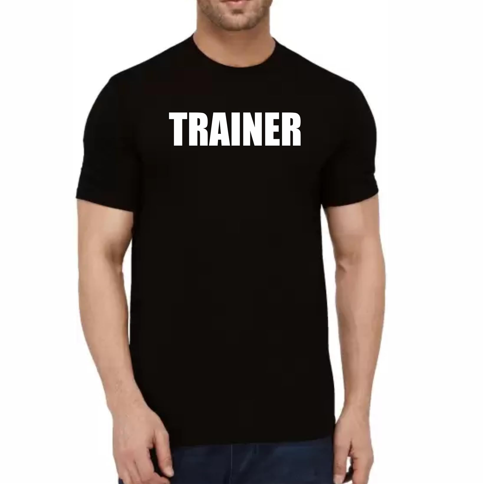 PrintjasTrainer Coach | Coaching Personal Trainer T Shirt 100% Cotton Men Women T-Shirt Round Neck Regular Fit T Shirt