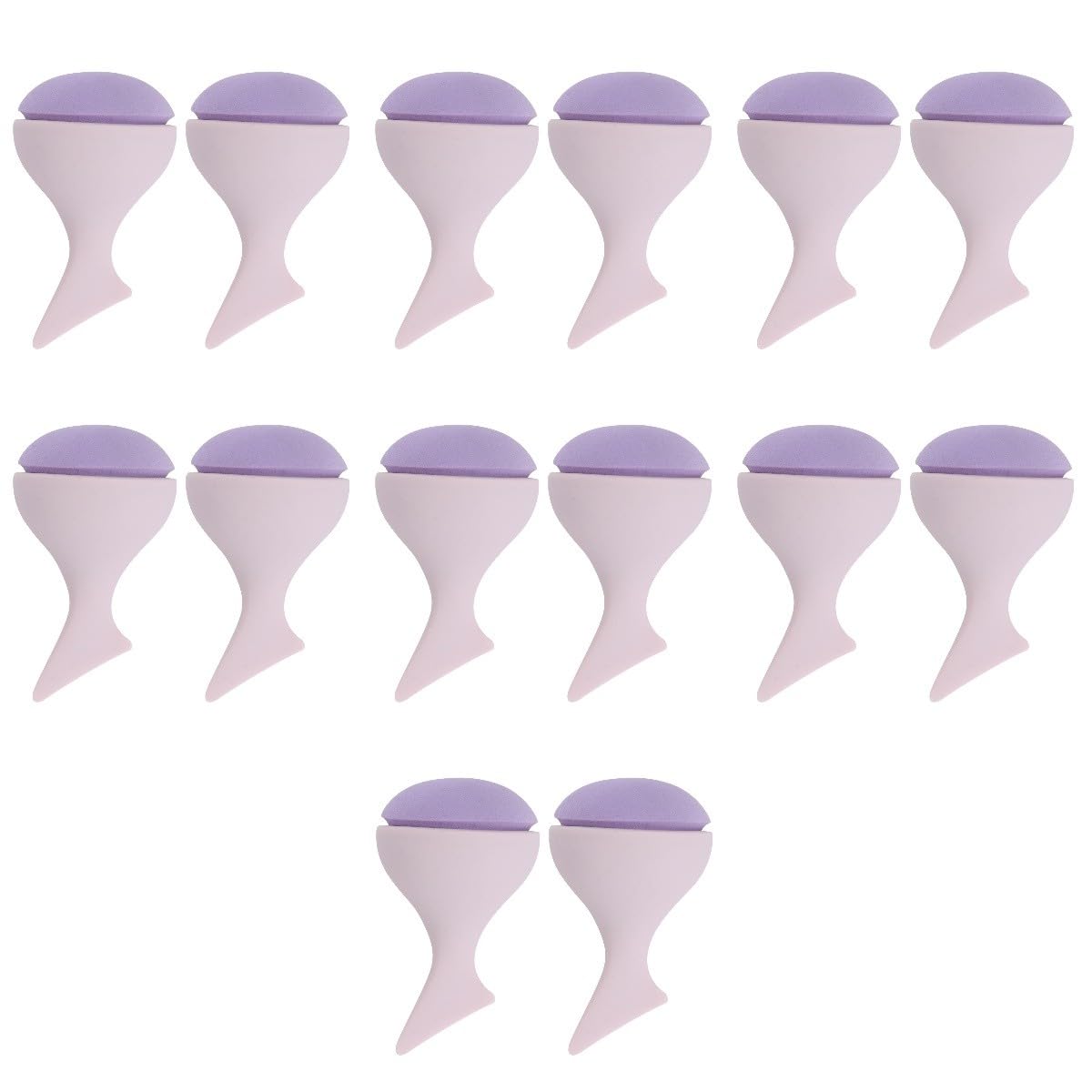 FRCOLOR 14 piezas de belleza huevo bb esponja mezcladora de maquillaje almohada herramientas de maquillaje bocanadas herramientas cosméticas cara huevo maquillaje almohadilla polvo borla de