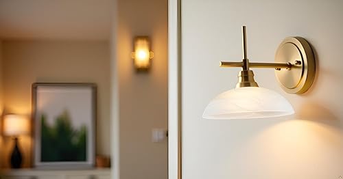 Miniatura 8 de Aspen Creative 23099-11 Pantalla de cristal de repuesto contemporánea de alabastro para lámpara torchiere de casquillo de base mediana, lámpara