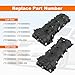 Engine Valve Cover with Gasket Left and Right Side 5184068AN Replacement for Jeep Grand Cherokee Replacement for Dodge Avenger Challenger Charger Cylinder Head Cover Replaces 5184069AF Black