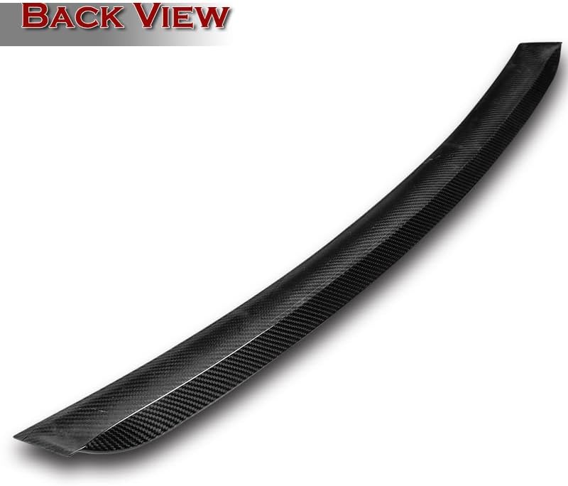 Real Carbon Fiber Rear Roof Window Visor Spoiler Wing Compatible with 2016-2025 Tesla Model X SUV 2017 2018 2019 2020 2021 2022 2023 2024