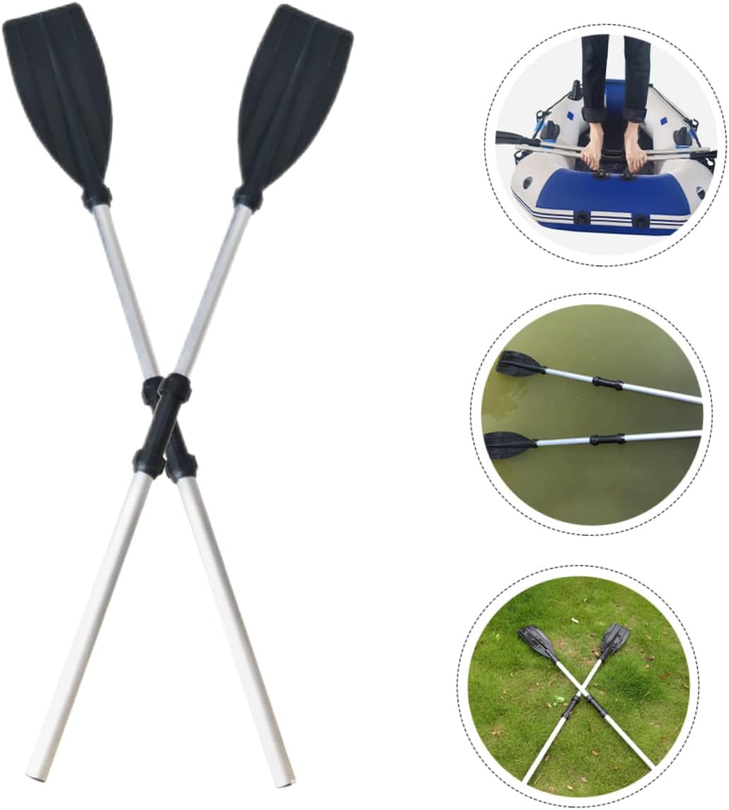 2pcs Aluminum Alloy Kayak Paddles for Water Sports Telescoping Design for Adults for Canoeing and Boating Activities