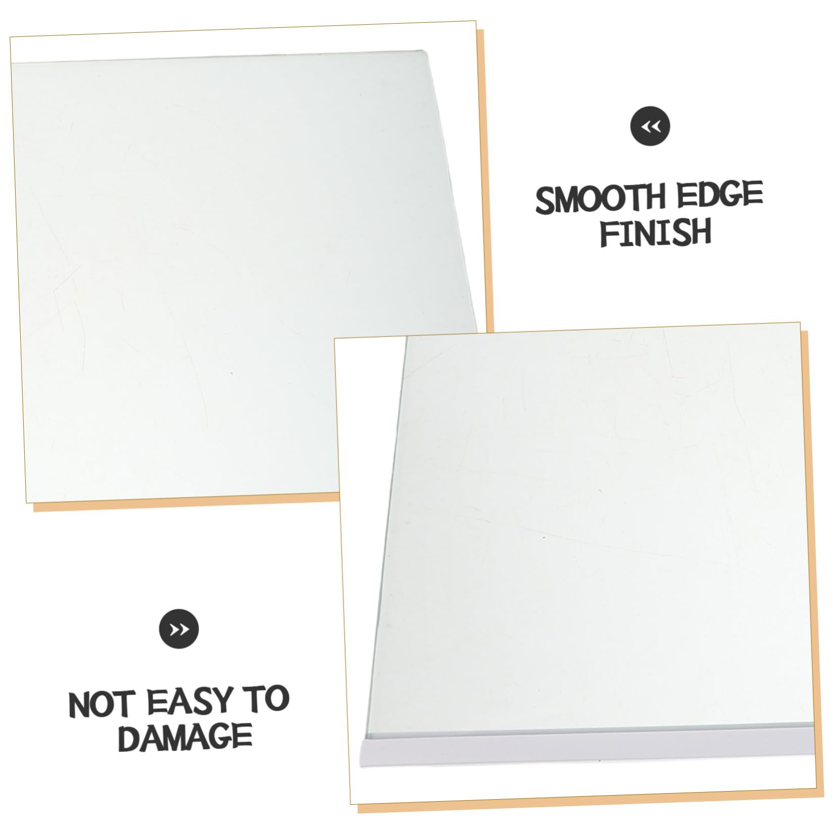Estante de Vidrio Templado Transparente Compatible y Fácil de Identificar para Refrigerador Borde Recubierto y Acabado Pulido, Divisor de Estante para Cocina
