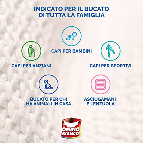 Omino Bianco - Additivo Lavatrice Igienizzante Idrocaps, Capsule Idrosolubili per Bucato, Tecnologia Deo+, Contro Batteri e Cattivi Odori, 10 Caps x 4 Confezioni - Immagine 5