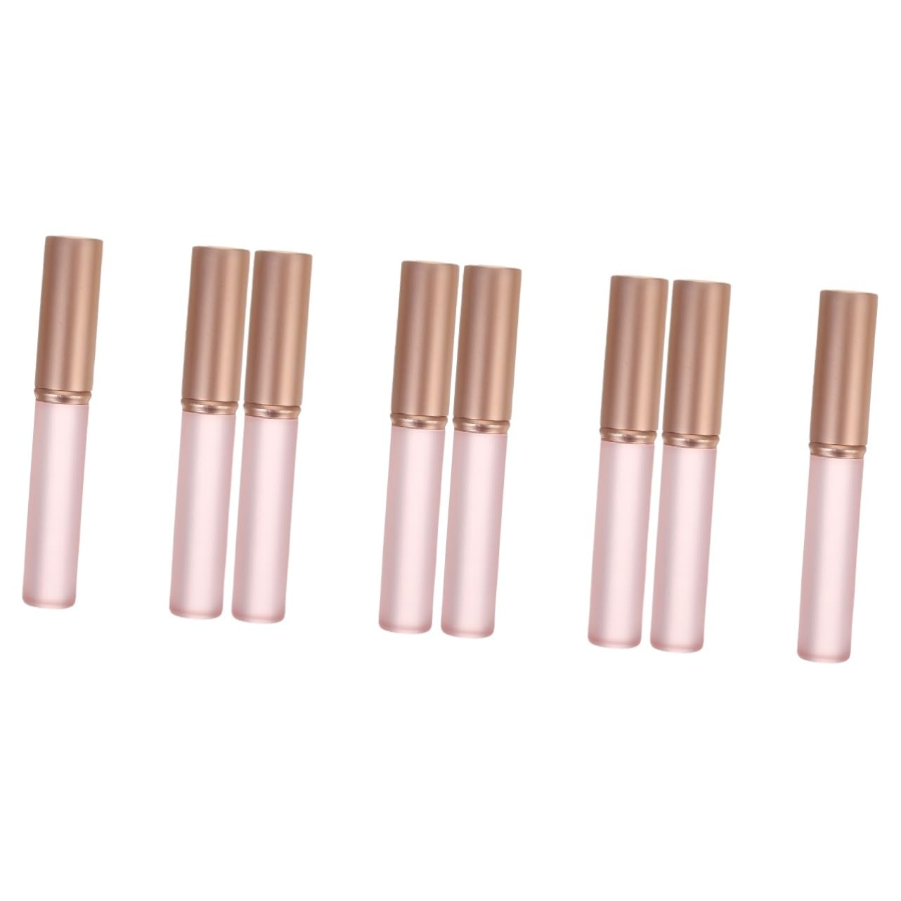 Healeved 8piezas Cepillos Labiales Desechables Para Maquillaje De Mujeres Aplicadores Portátiles De Brillo Labial y Pintalabios Herramientas De Maquillaje Versátiles