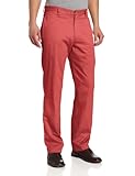Louis Raphael Men's Straight Fit Flat Front Garment Dye Cotton Pant