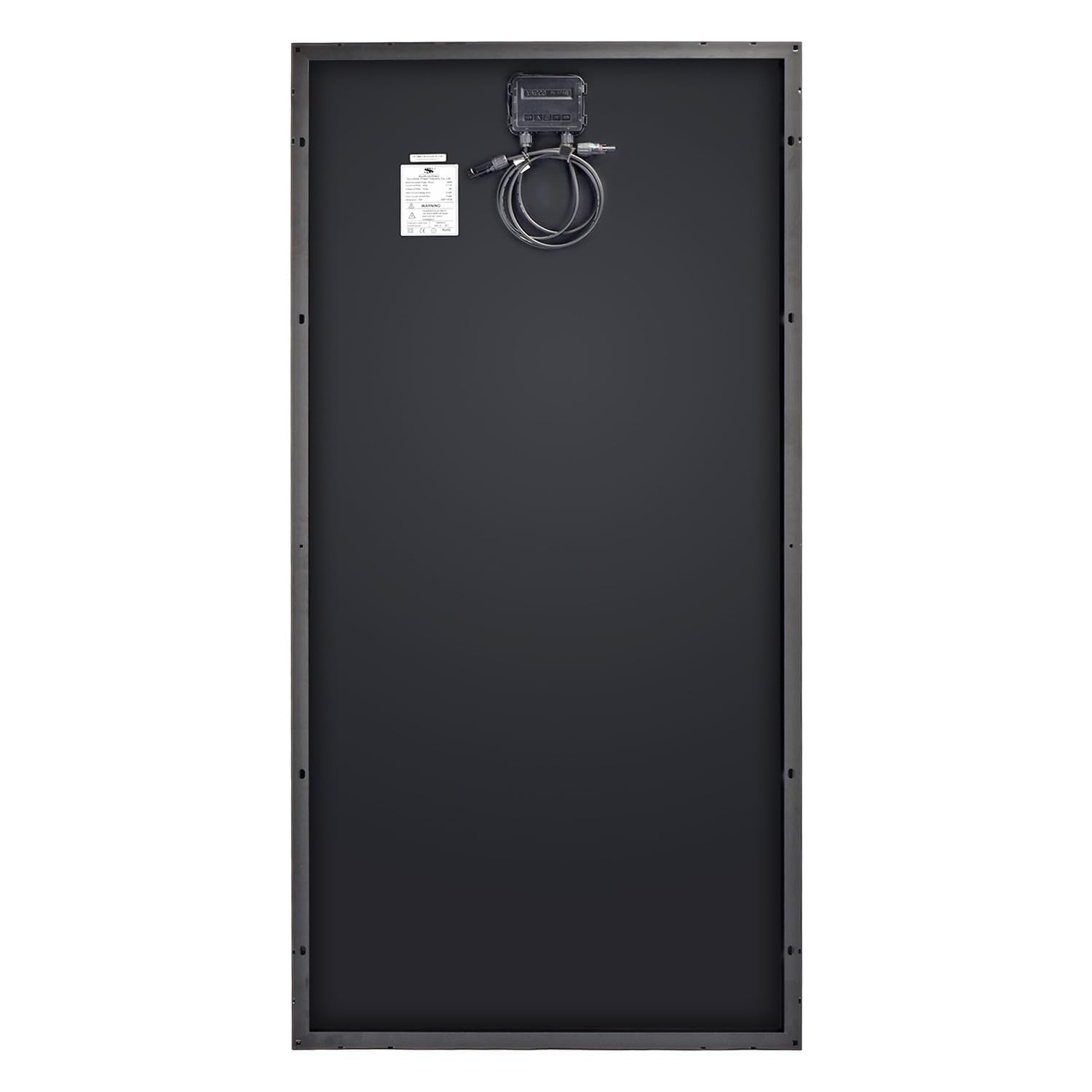 Sunstone, pannello solare monocristallino, 200 W, ad alte prestazioni, con 2 diodi di bypass, per impianto solare da 12 V 24 V (balcone, campeggio, roulotte, camper)