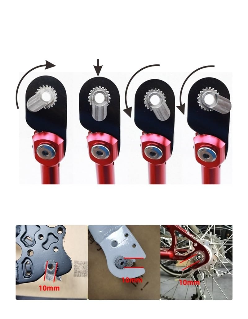 Bike Kickstand For 20 Inch Wheels Adjustable Bicycle Kickstand Mountain Bike Kick Stand BMX MTB Side Bicycle Kickstand Double Leg