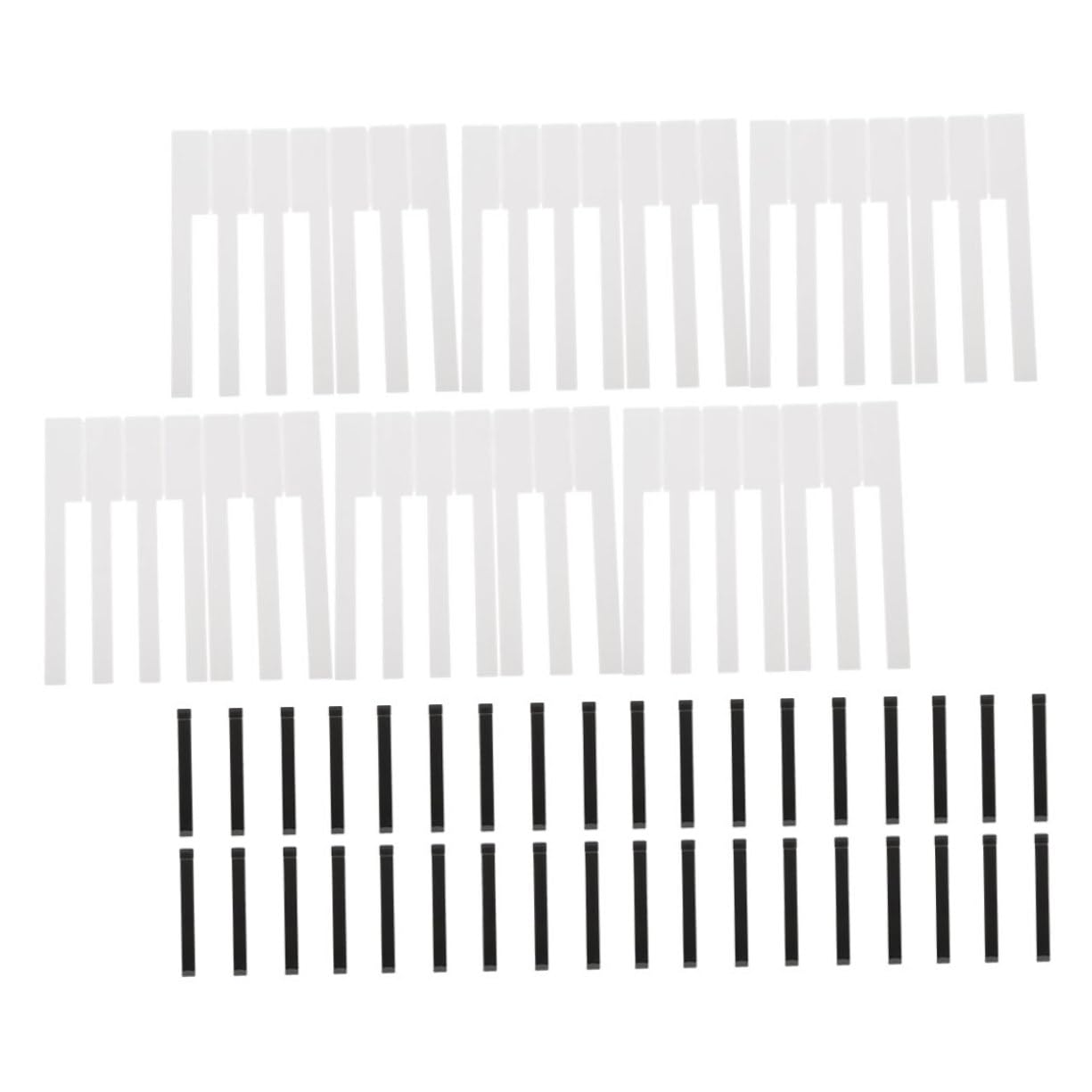 Abaodam 88 Stück Praktisches Reparaturset für Klaviertastaturen aus Acryl und Kunststoff Langlebiges Klavierzubehör für Musiker zu Hause
