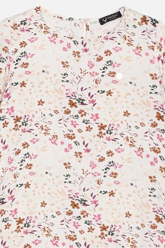 Image of Allen Solly Girl's Cotton Modern Knee-Length Dress
