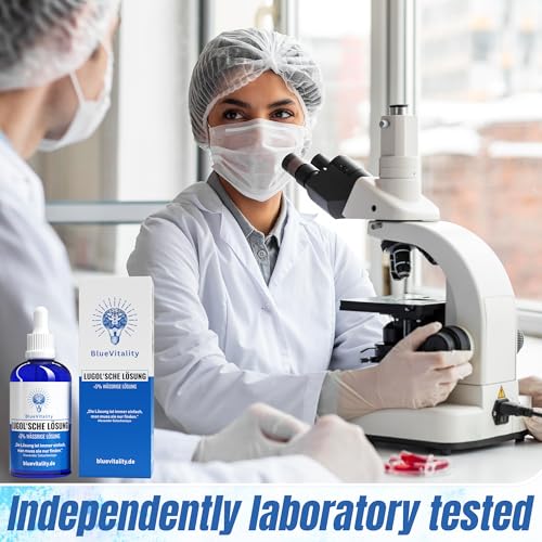 Iode de Lugol 5% flacon de 100 ml avec pipette doseuse